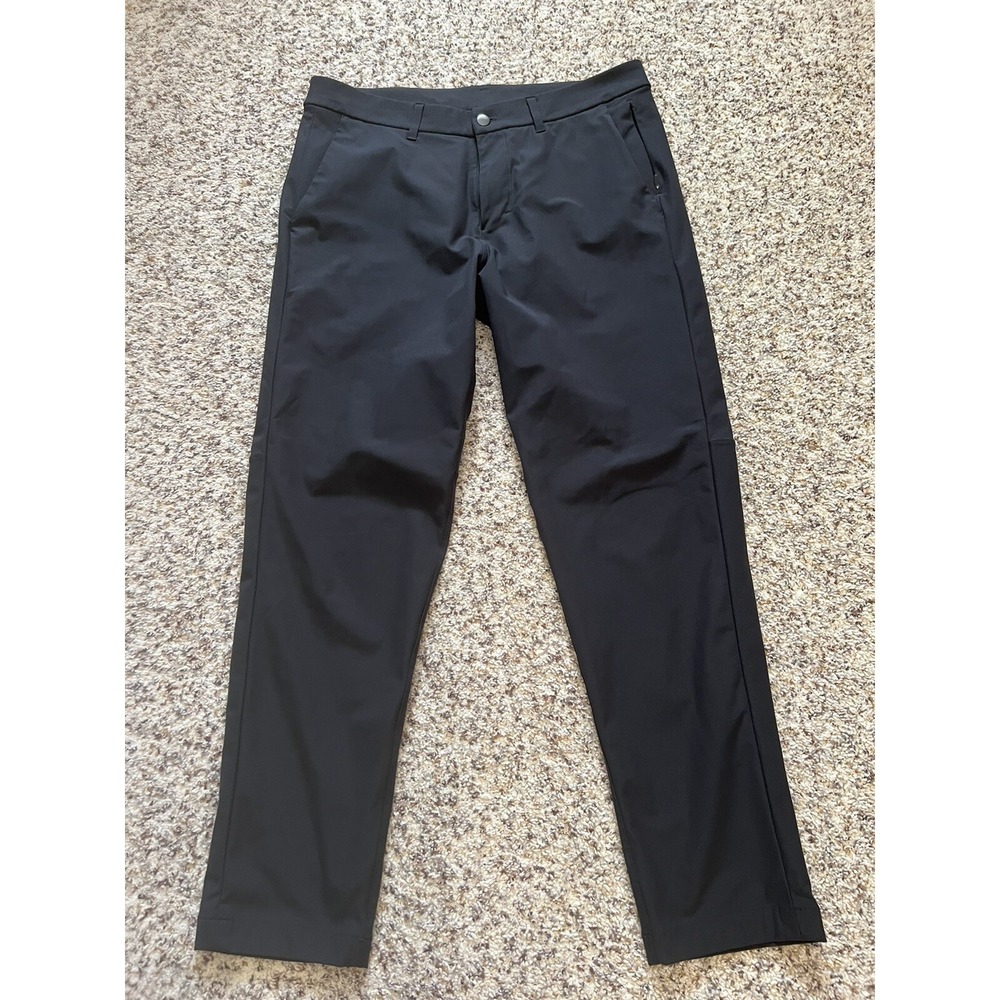 Lululemon Men's Dark Gray Pants Size 34x29 Mid Rise‎ Pockets